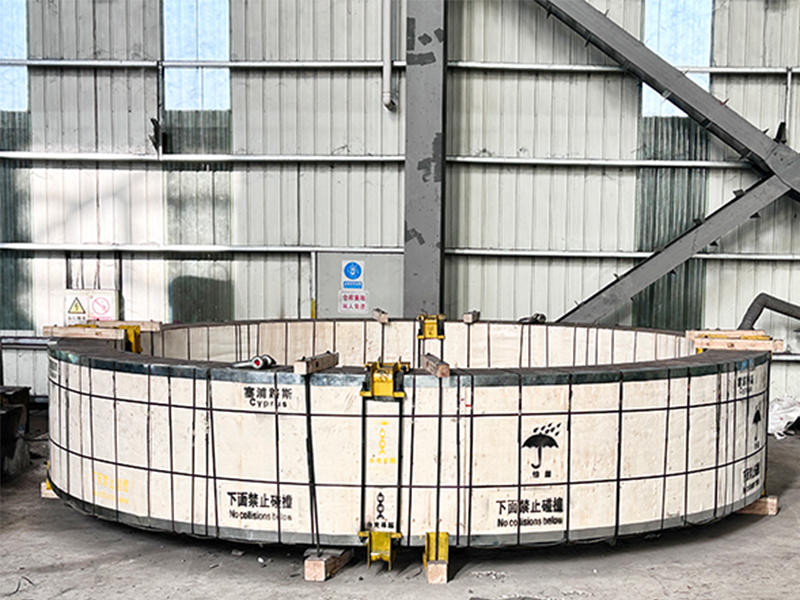 110噸的大輪帶質(zhì)量通過質(zhì)檢，成功出口